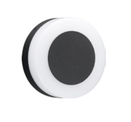 Buy 10W Bulkhead Exterior Wall Lights IP54 Black Bulkhead LED Outdoor Light Opal Diffuser online manufacture