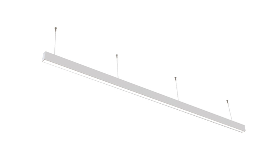 Buy 115lm/w LED Linear Light Fixtures 4ft 5ft Suspended Mounted LED Linear Batten Light online manufacture