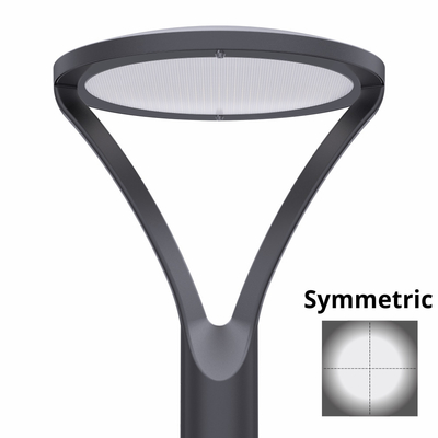 170lm/W Outdoor LED Post Top Light Fixture IP65 IK08 Wattage And CCT Selectable