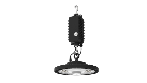 Round LED High Bay Lights 100W 150W 200W Commercial Emergency Light Fixtures